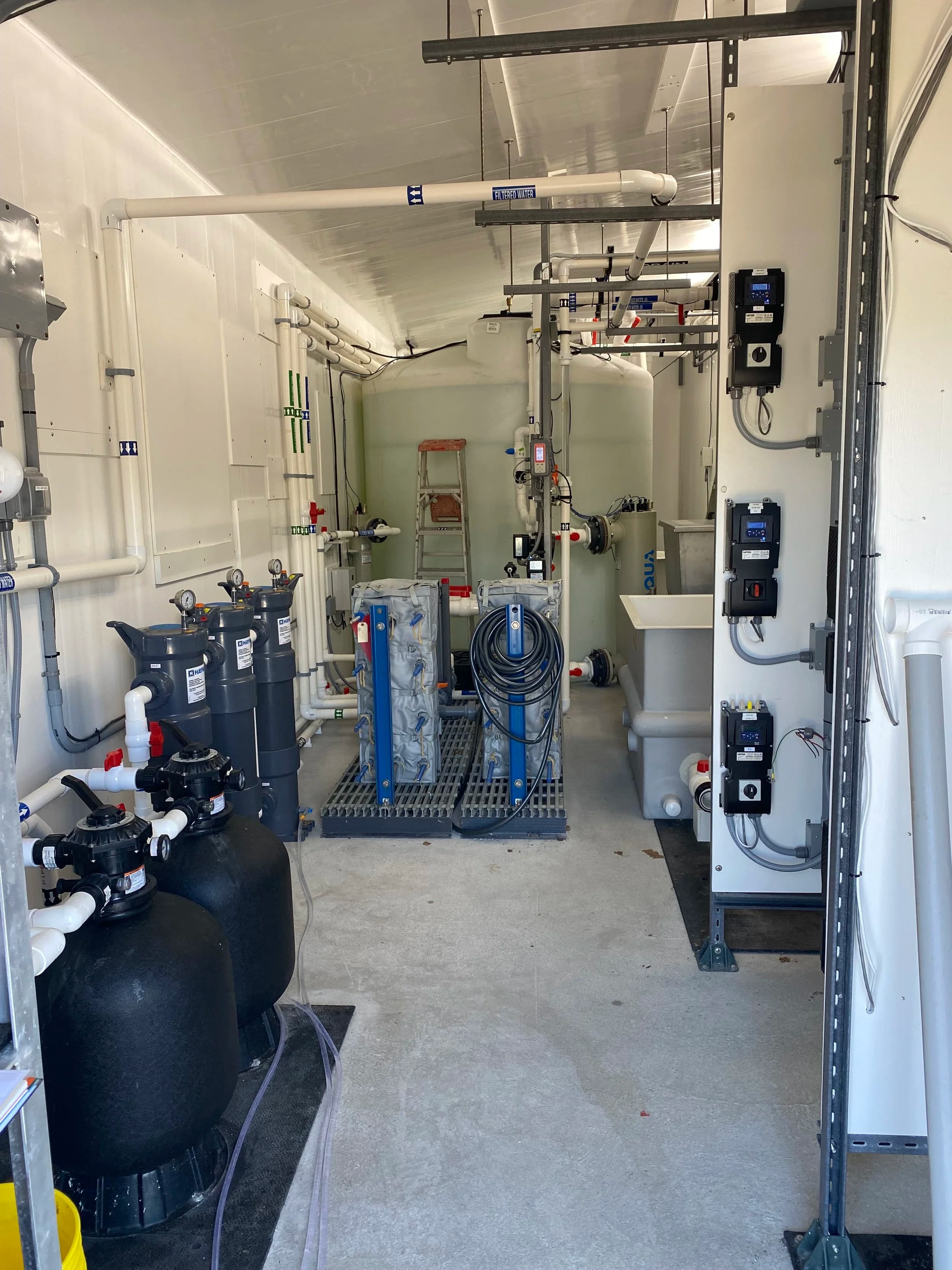 The Scallop Bay Shellfish Co hatchery